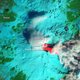Illustration for article titled Why Does This Image of the Mount Etna Volcano Eruption from Space Look So Weird?